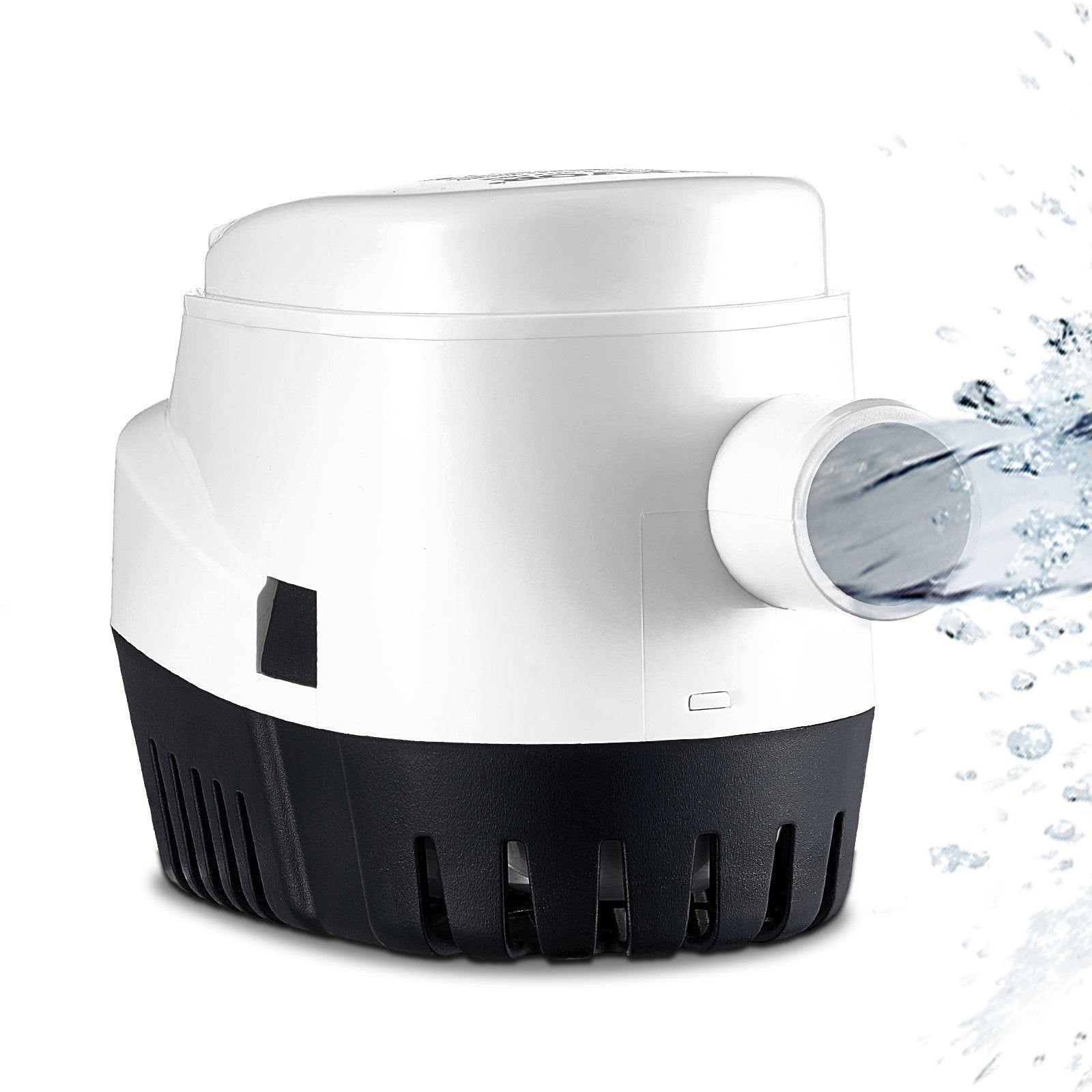 VEVOR Bilge Pump, 1100GPH 12V Automatic Submersible Boat Bilge Water Pump with Float Switch, 1.1" Outlet Diameter, Small Boat Bilge Pump, Marine Electric Bilge Pump for Boats, Ponds, Pools, Basements 