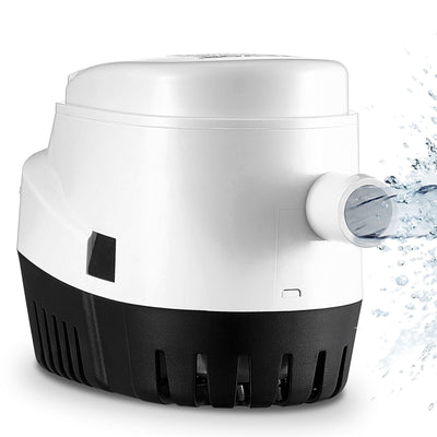 VEVOR Bilge Pump, 750GPH 12V Automatic Submersible Boat Bilge Water Pump with Float Switch, 0.7" Outlet Diameter, Small Boat Bilge Pump, Marine Electric Bilge Pump for Boats, Ponds, Pools, Basements 
