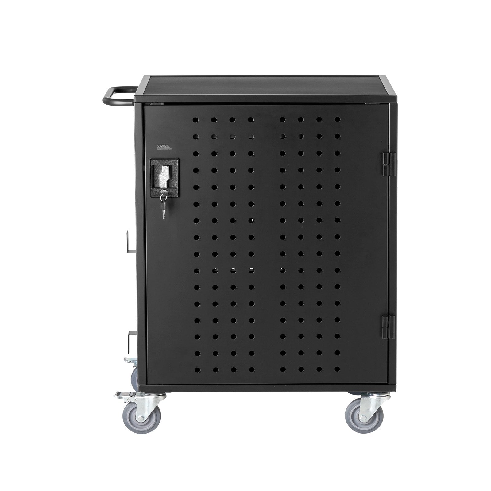 VEVOR Charging Cart Mobile Locking Charging Cart 36 Devices for Laptop & Tablet 
