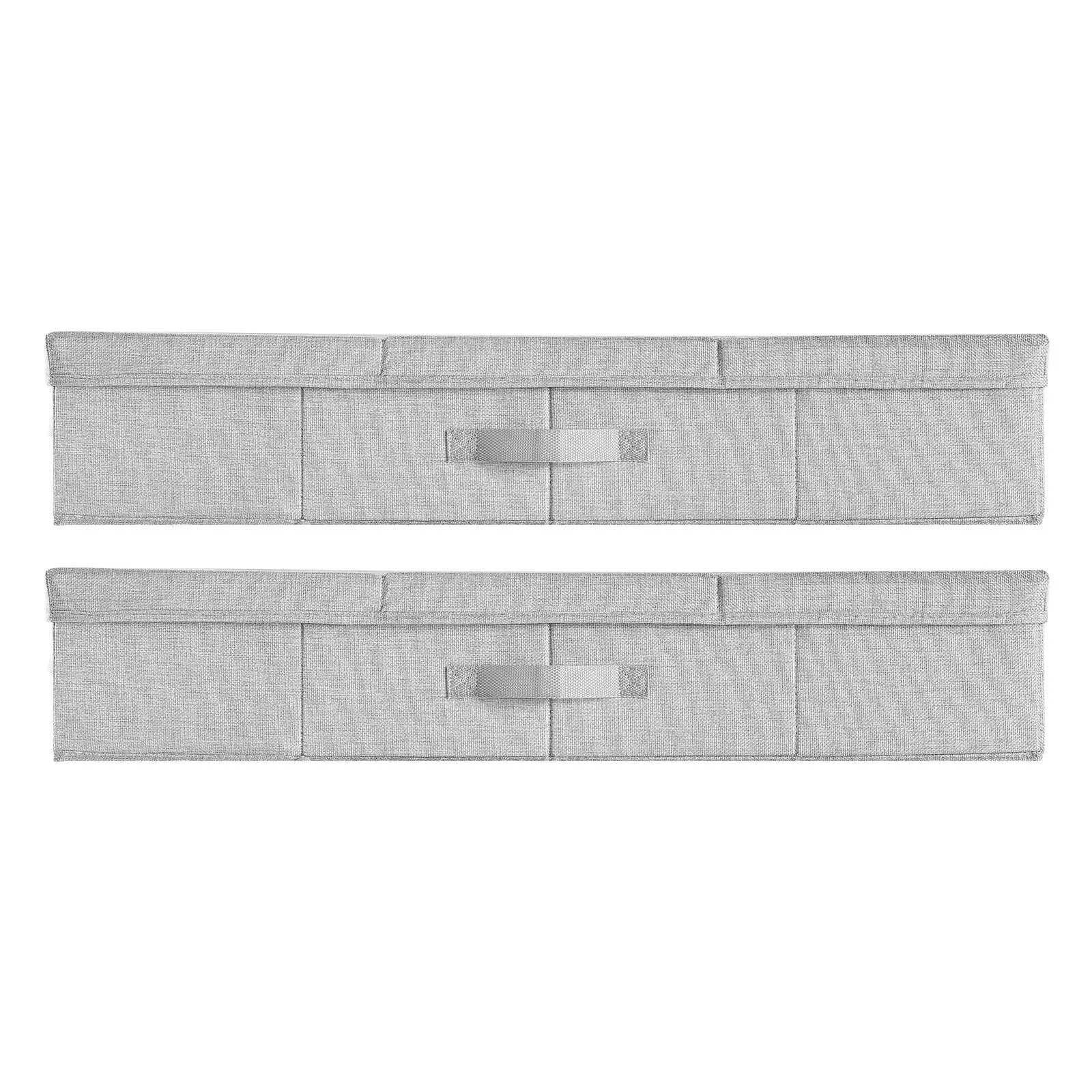 🛏️ Under Bed Storage Containers with Lids – 48L, 2 Pack (Gray)