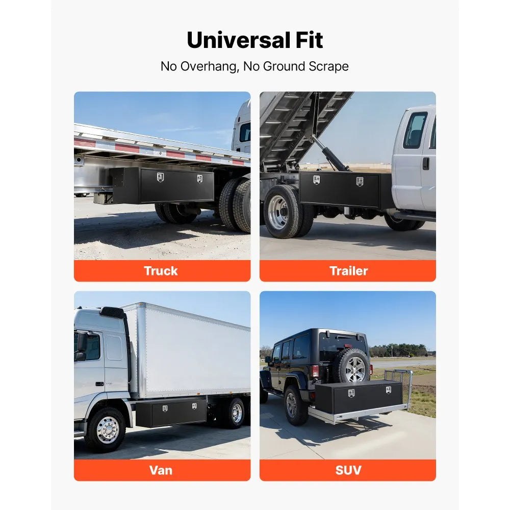 60" Underbody Truck Tool Box – Heavy-Duty Steel Storage Chest
