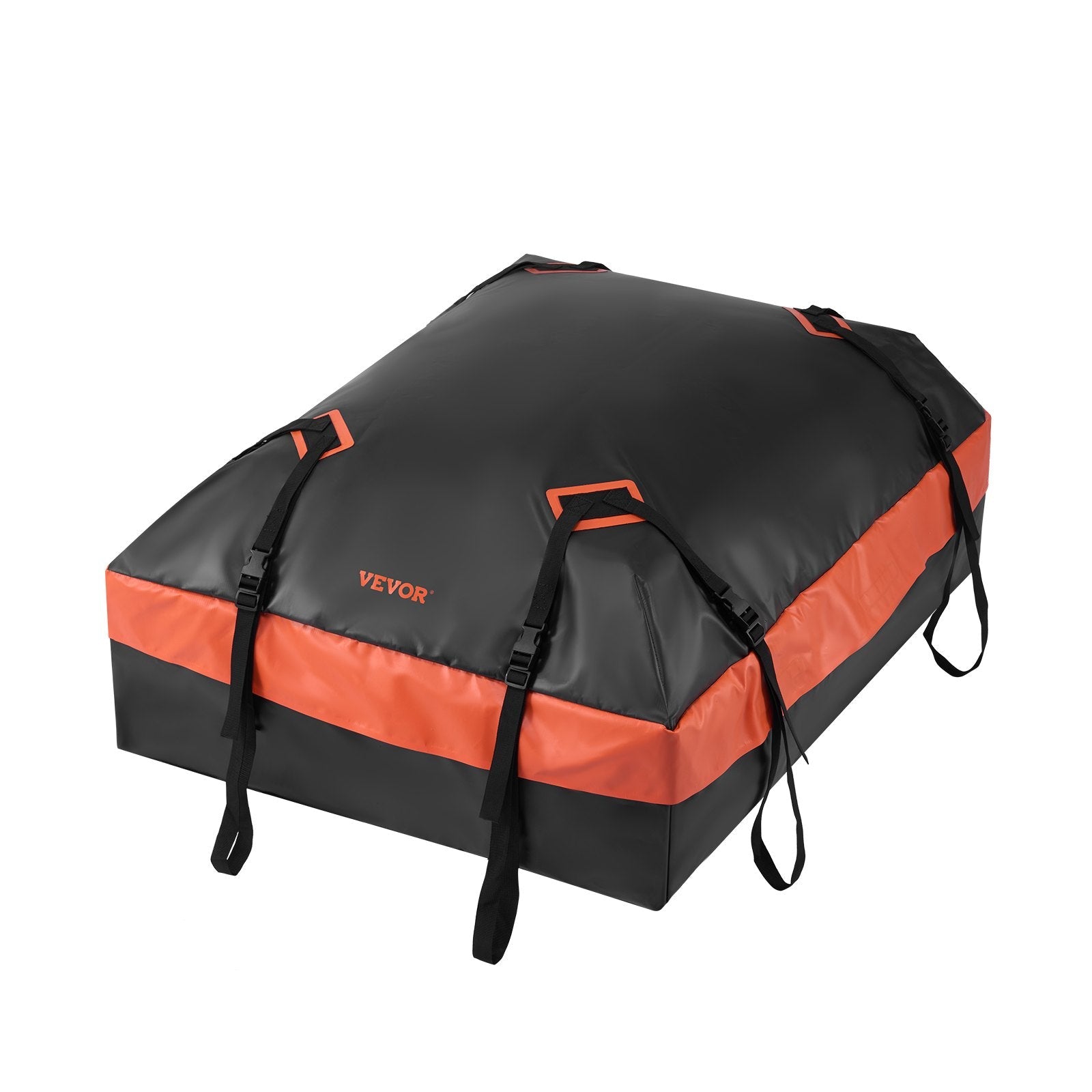 VEVOR Car Rooftop Cargo Carrier Bag 15 Cubic Feet Roof Cargo Carrier 840D PVC 