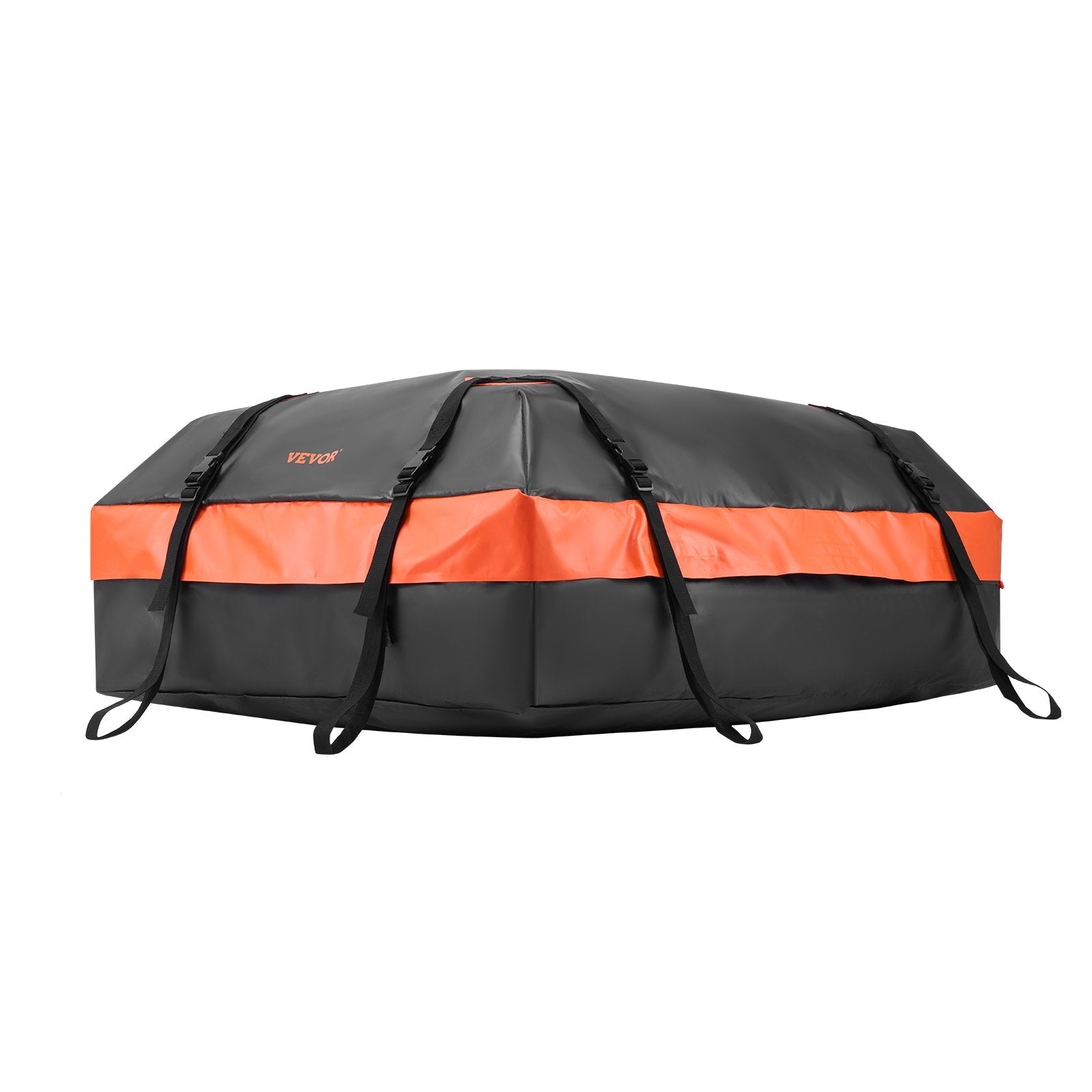 VEVOR Car Rooftop Cargo Carrier Bag 15 Cubic Feet Roof Cargo Carrier 840D PVC 