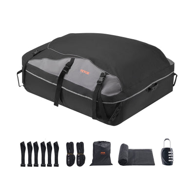VEVOR Car Rooftop Cargo Carrier Bag 21 Cubic Feet Cargo Carrier for Car Roof 