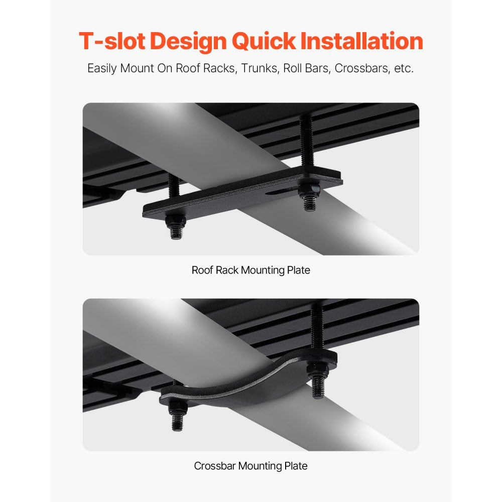 VEVOR 4.5 Gal Roof Rack Water Tank Portable Water Tank with Splash-Guard Panel 