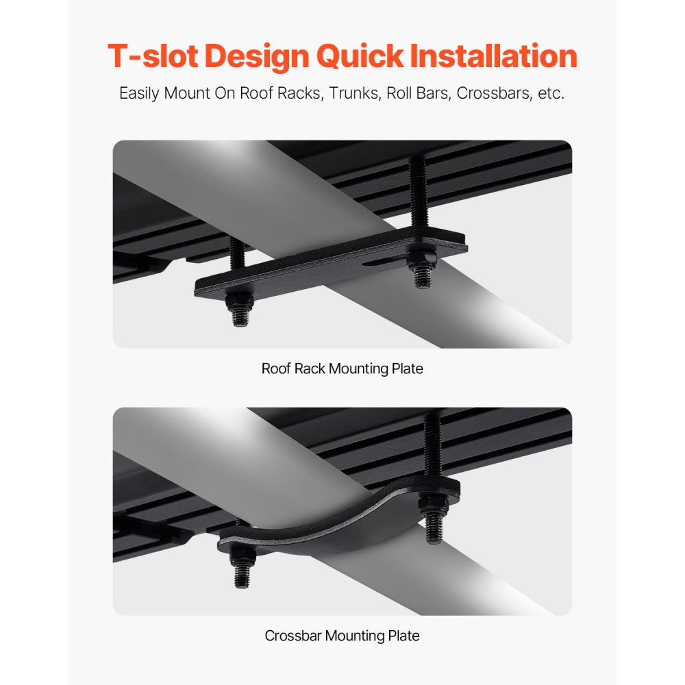 VEVOR 4 Gal Roof Rack Water Tank Portable Water Tank with Splash-Guard Panel 