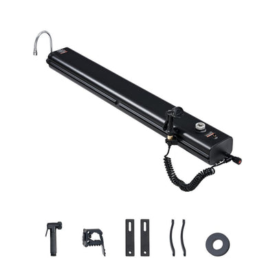 VEVOR 7 Gal Roof Rack Water Tank Portable Water Tank with Splash-Guard Panel 