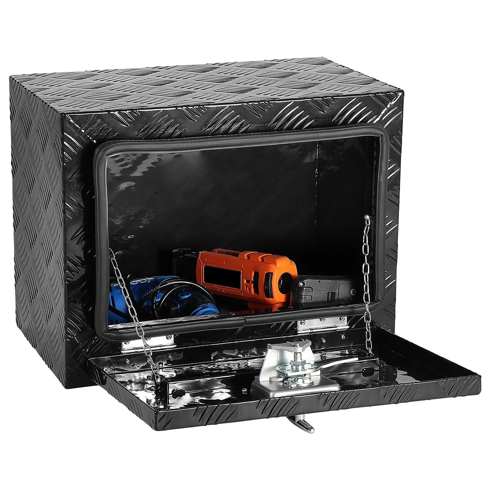 VEVOR Underbody Aluminum Truck Tool Box 18" x 12" x 14" Trailer RV Tool Storage