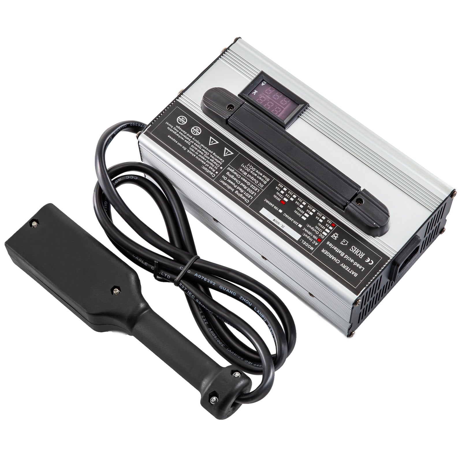 VEVOR 36V 18A Golf Cart Battery Charger Powerwise Plug with LED Indicator Lights 110V Club Car Charger for EzGo Ez-Go TXT Medalist D Style 