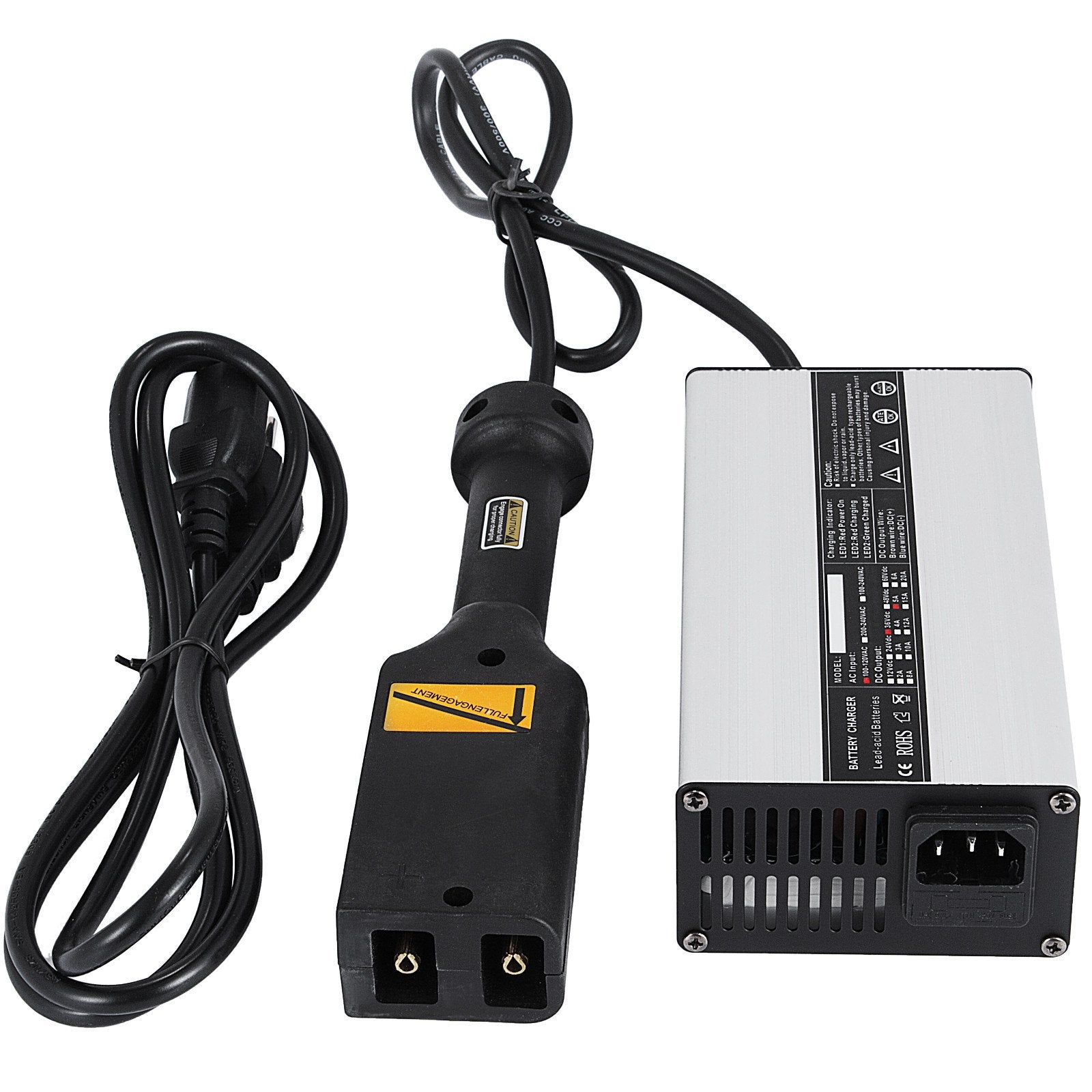 36v 5a Golf Cart Battery Charger For Club Car Lead Acid 110-120v Ac Ez Go 