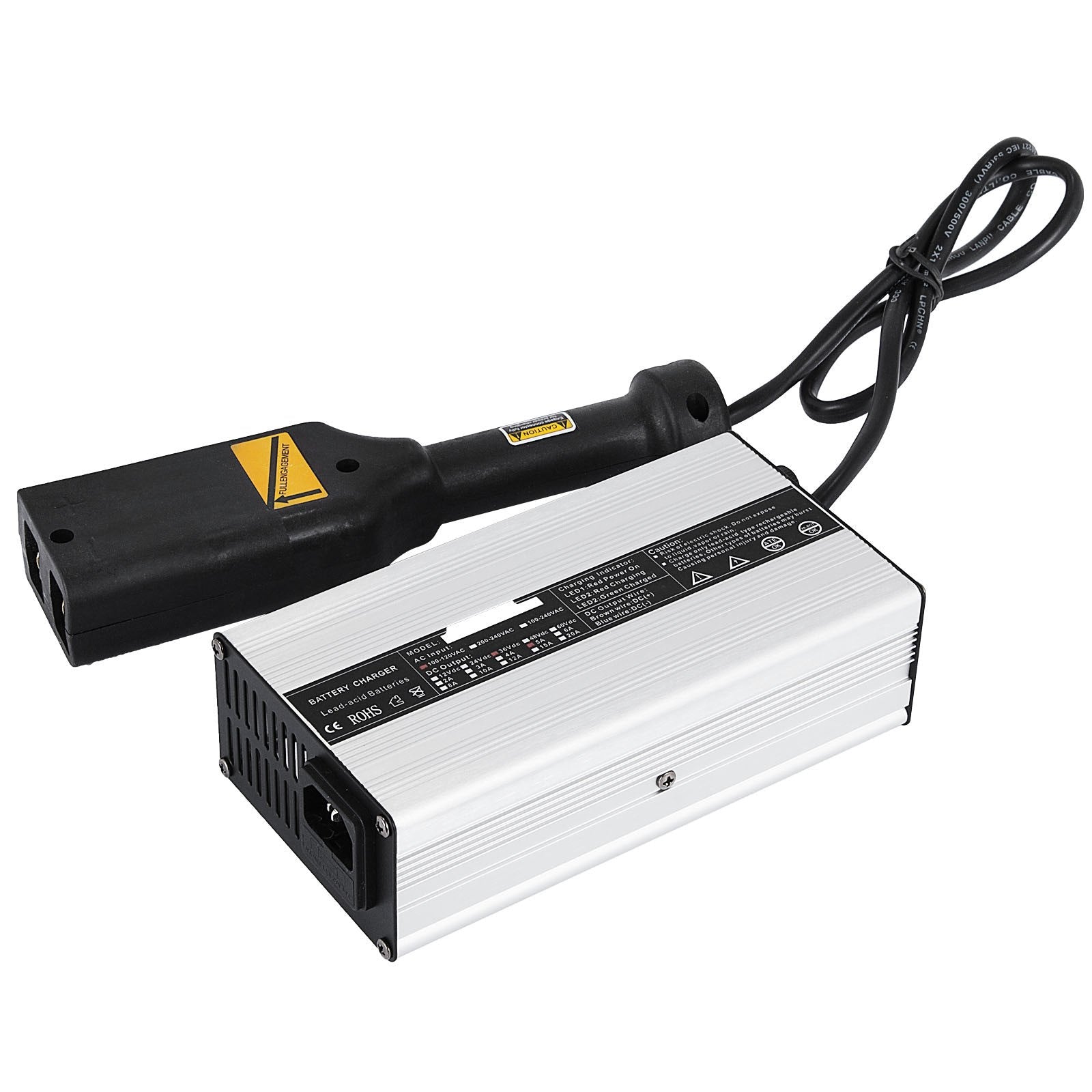 36v 5a Golf Cart Battery Charger For Club Car Lead Acid 110-120v Ac Ez Go 