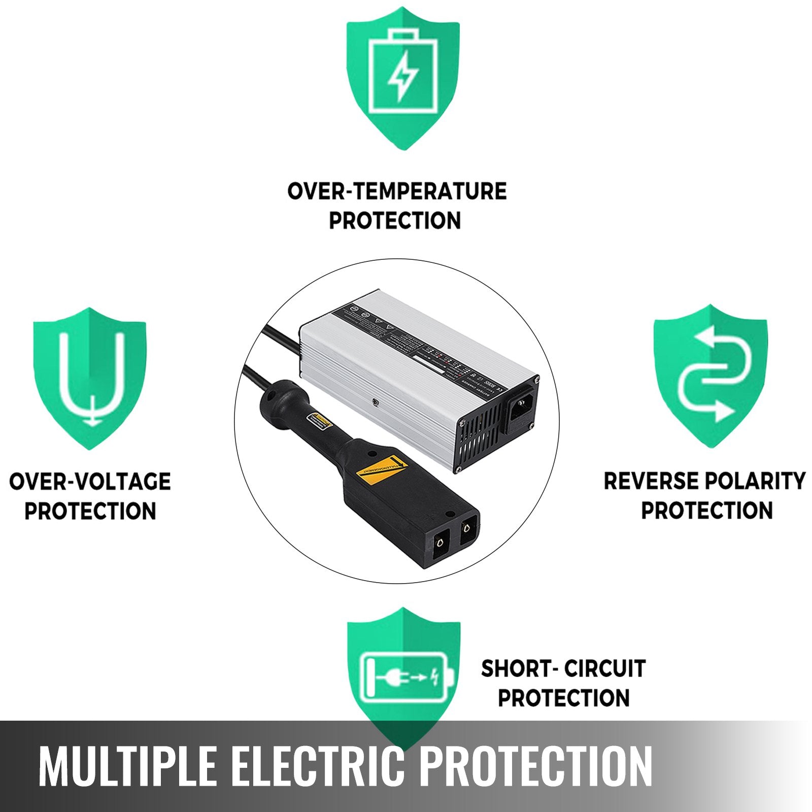 36v 5a Golf Cart Battery Charger For Club Car Lead Acid 110-120v Ac Ez Go 