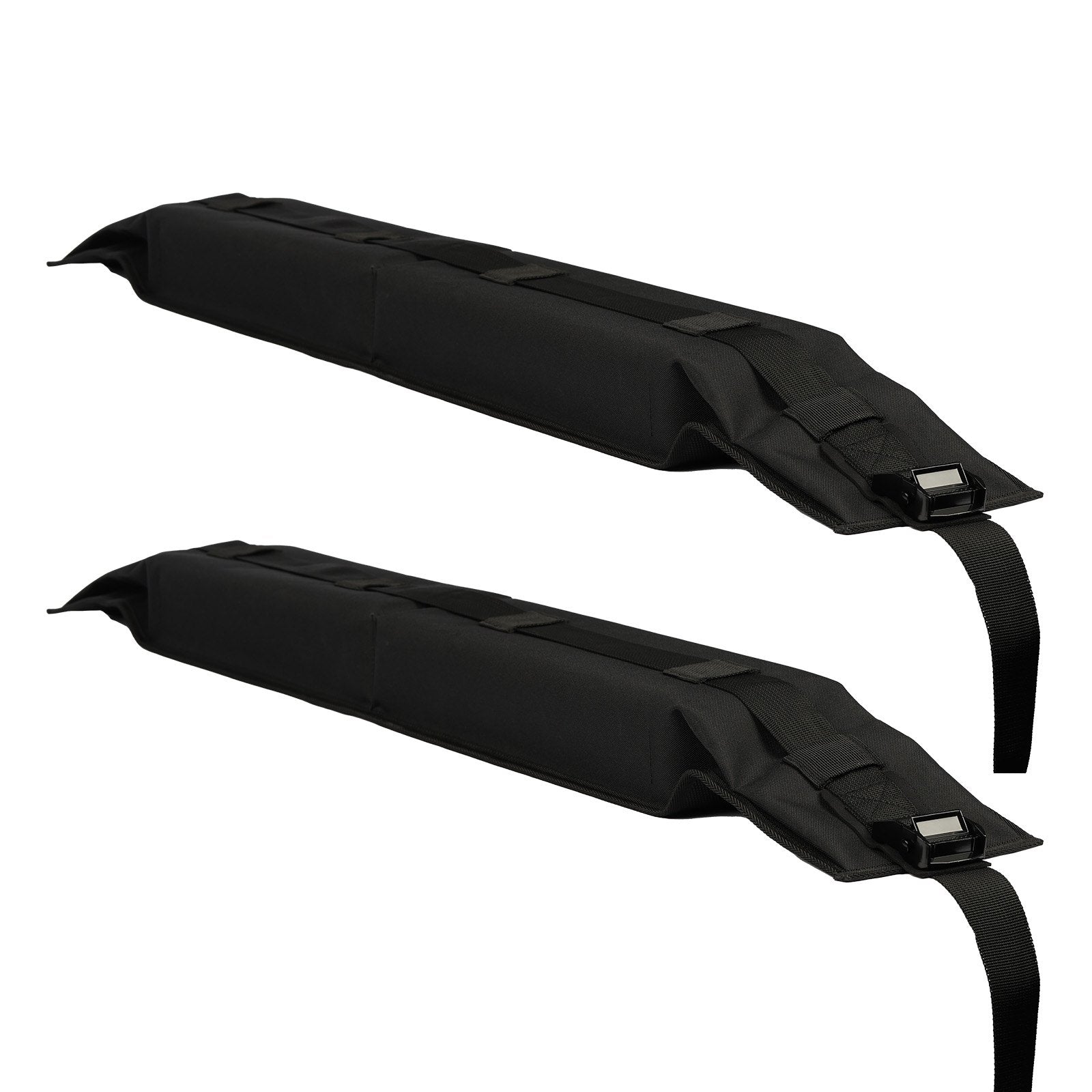 VEVOR Soft Roof Rack Pads, 31.5" Universal Car Roof Rack Pad, 176LBS Load Capacity Luggage Kayak Carrier with 4 Tie-Down Straps,  2 Quick Loop Straps & Storage Bag for SUP Canoe Snowboard Paddle Board 