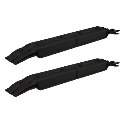 VEVOR Soft Roof Rack Pads, 31.5" Universal Car Roof Rack Pad, 176LBS Load Capacity Luggage Kayak Carrier with 4 Tie-Down Straps,  2 Quick Loop Straps & Storage Bag for SUP Canoe Snowboard Paddle Board 