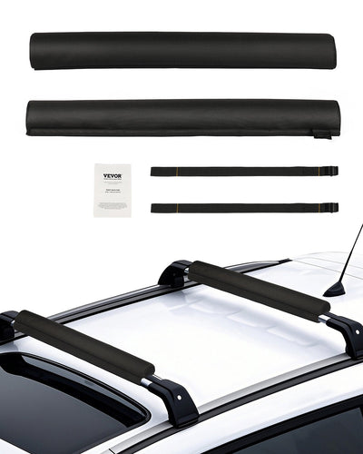 VEVOR Roof Rack Pads for Crossbar 88lbs Load Capacity for Kayak Canoe Surfboard 