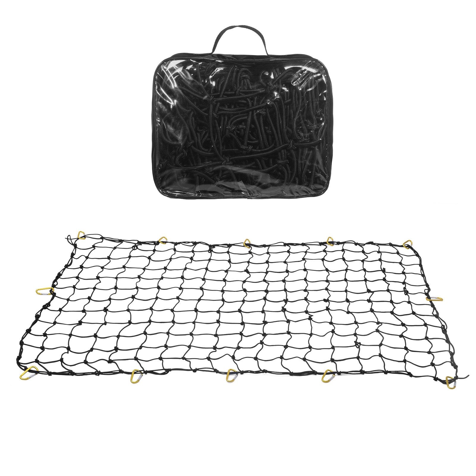 VEVOR Cargo Net Heavy Duty Bungee Cargo Net 7.2' x 10.8' Stretchable for Trucks 