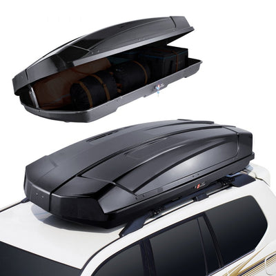 VEVOR Rooftop Cargo Carrier 18 Cubic Feet Luggage Storage Box ABS for SUVs Cars 