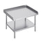 VEVOR Stainless Steel Work Table, 30 x 36 x 26 Inch Commercial Food Prep Worktable, 3-Sided Backsplash Heavy Duty Prep Worktable, Metal Work Table with Adjustable Height for Restaurant Home Hotel
