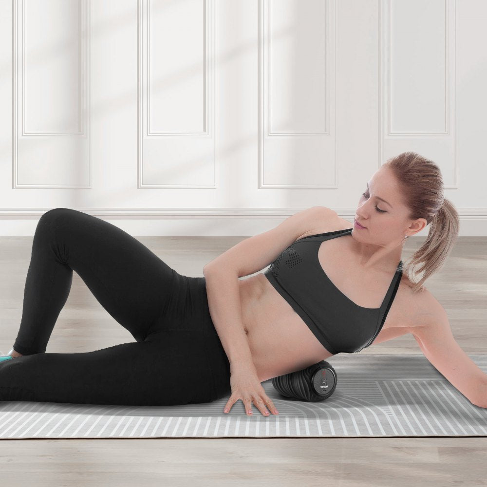 VEVOR Vibrating Peanut Massage Ball 4 Intensities Rechargeable Massage Roller 