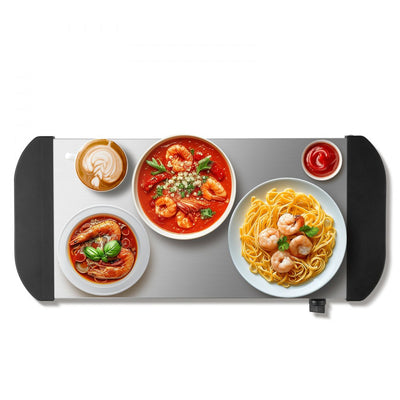 VEVOR Electric Warming Tray Buffet Food Warming w/ Temp Control Stainless Steel 