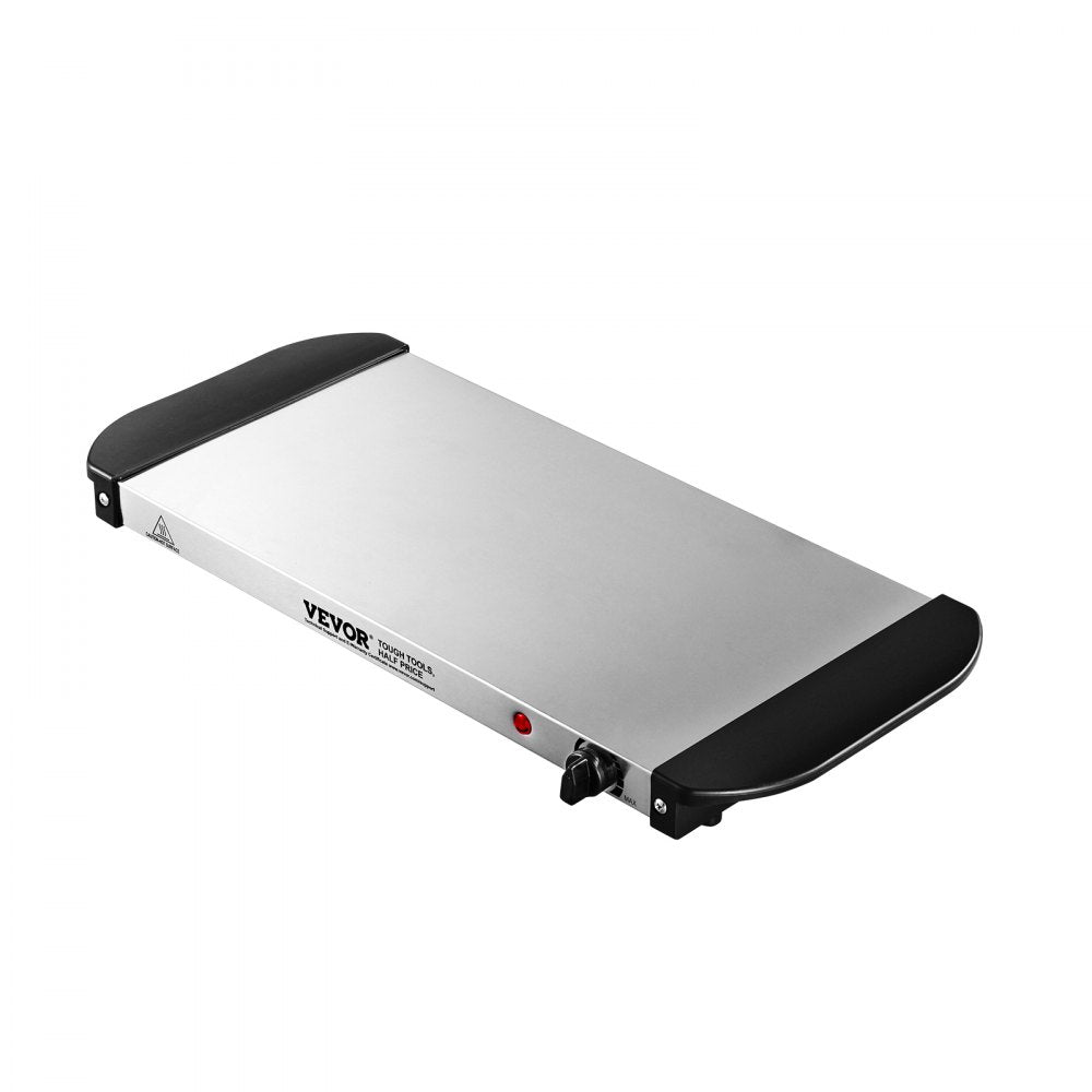 VEVOR Electric Warming Tray Buffet Food Warming w/ Temp Control Stainless Steel 