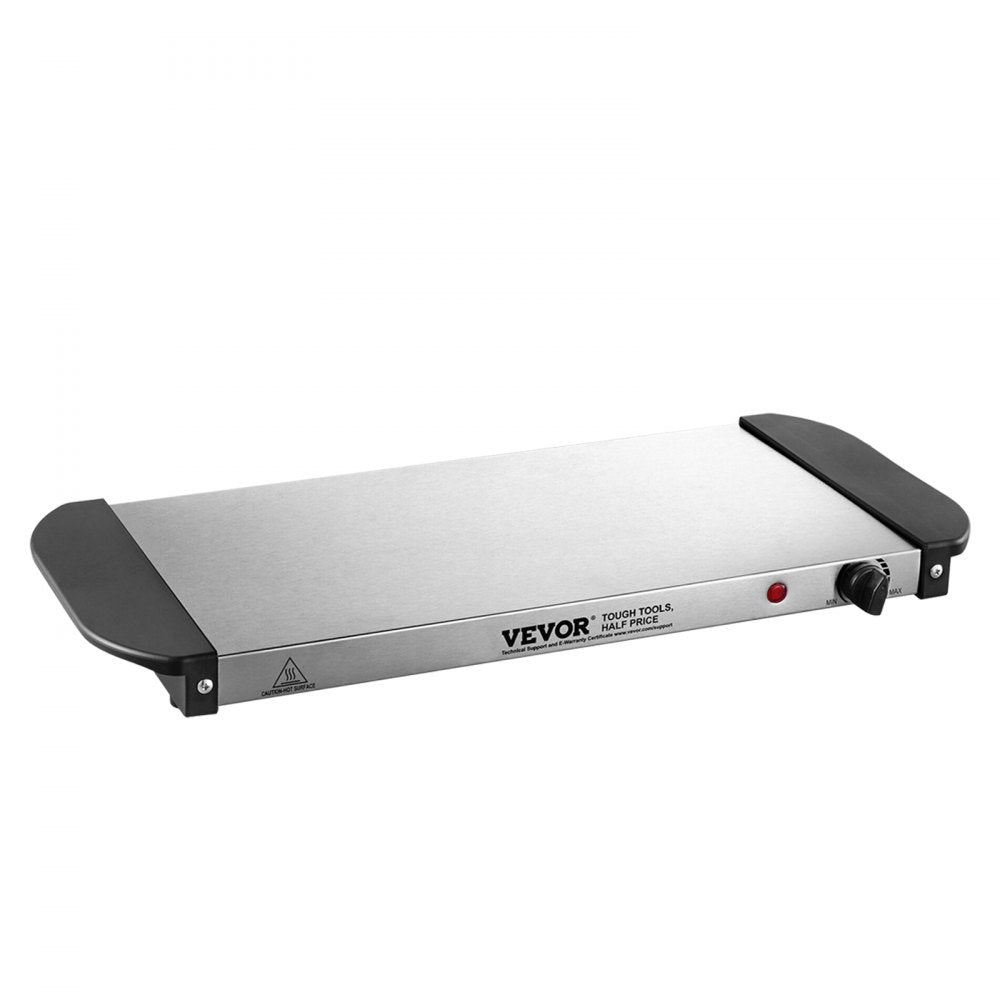 VEVOR Electric Warming Tray Buffet Food Warming w/ Temp Control Stainless Steel 