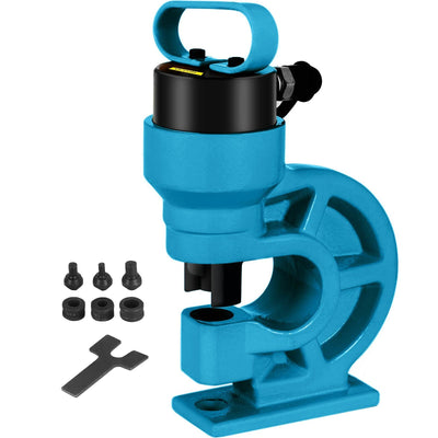 VEVOR CH-60 Hydraulic Hole Punching Tool 31T Hole Digger Force Puncher Smooth Hole Puncher for Iron Plate Copper Bar Aluminum Stainless Steel 