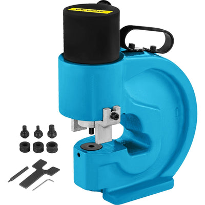 VEVOR CH-70 Hydraulic Hole Punching Tool 35T Hole Digger Force Puncher Smooth Hole Puncher for Iron Plate Copper Bar Aluminum Stainless Steel 