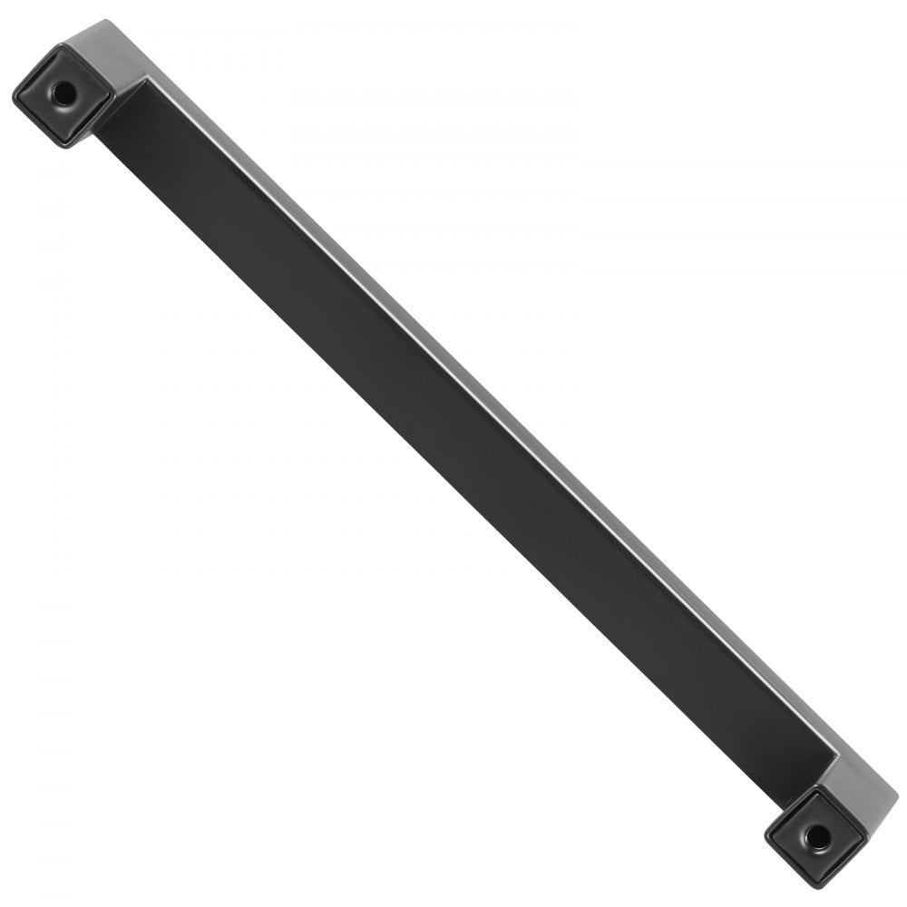 VEVOR 10 Pack Cabinet Pulls, 6.3in / 160mm Center to Center Slim Square Kitchen Cabinet Drawer, Stainless Steel Modern Kitchen Cupboard Door Handles for Kitchen Bathroom Bar Hardware Matte Black 