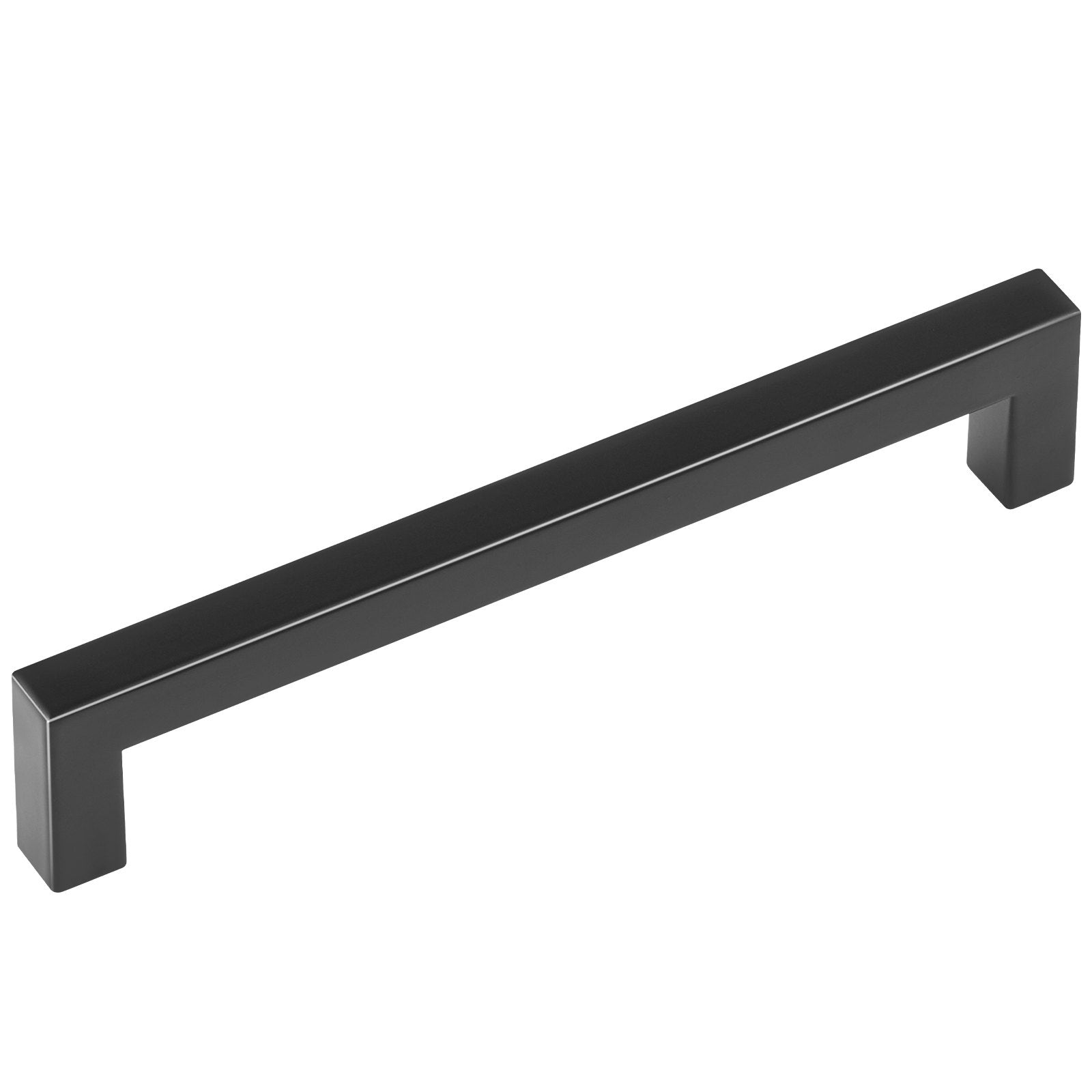 VEVOR 30 Pack Cabinet Pulls, 6.3 inch /160mm Ce8403nter to Center Slim Square Kitchen Cabinet Drawer, Stainless Steel Modern Kitchen Cupboard Door Handles for Kitchen Bathroom Bar Hardware Matte Black 