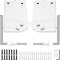 VEVOR DIY Murphy Bed Hardware Kit Vertical Mounting Wall Bed Springs Mechanism Heavy Duty Bed Support Hardware DIY Kit for King Queen Bed