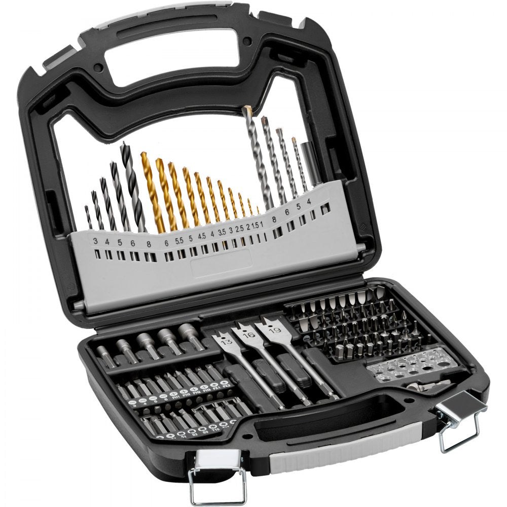 VEVOR Drill Bit Set 101PCS Screwdriver Bit Set with Carrying Case Multi-purpose 