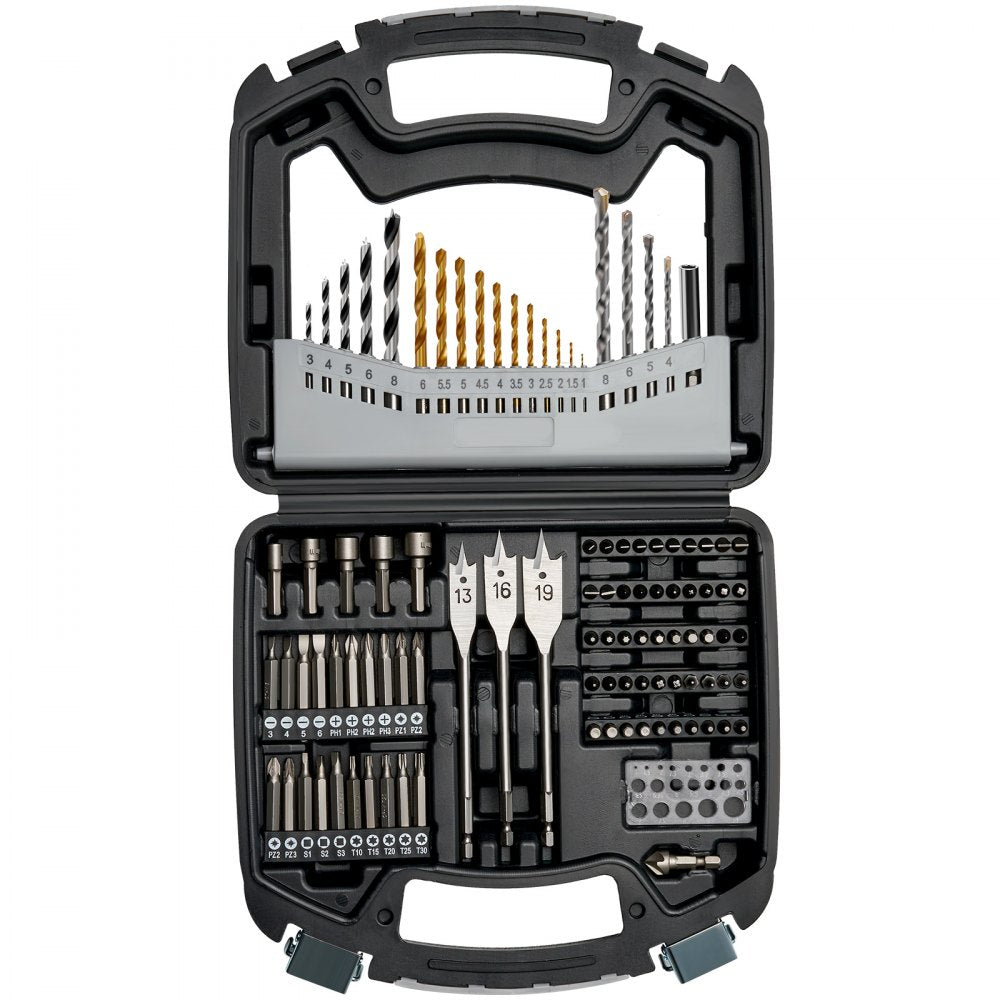 VEVOR Drill Bit Set 101PCS Screwdriver Bit Set with Carrying Case Multi-purpose 