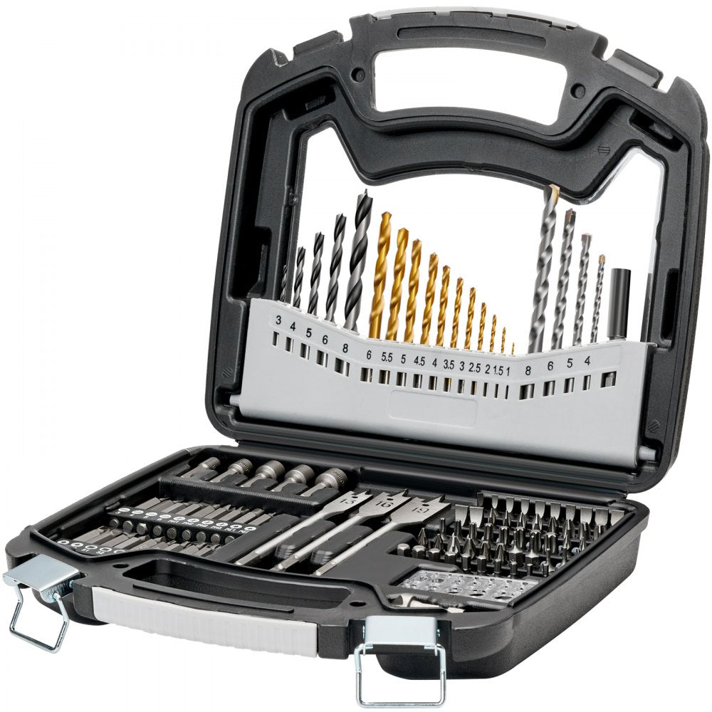 VEVOR Drill Bit Set 101PCS Screwdriver Bit Set with Carrying Case Multi-purpose 