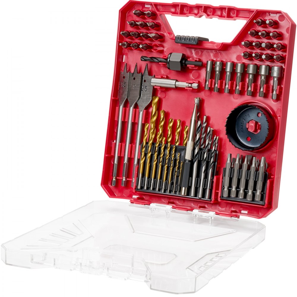VEVOR Drill Bit Set 70 PCS Screwdriver Bit Set with Carrying Case Multi-purpose 