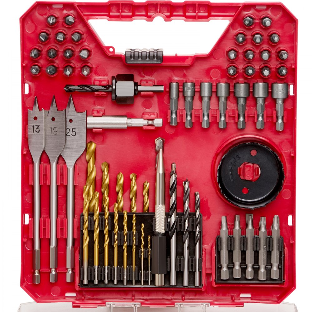 VEVOR Drill Bit Set 70 PCS Screwdriver Bit Set with Carrying Case Multi-purpose 