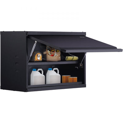 VEVOR Wall-Mounted Metal Storage Cabinet w/ Adjustable Shelf 120lbs per Shelf 