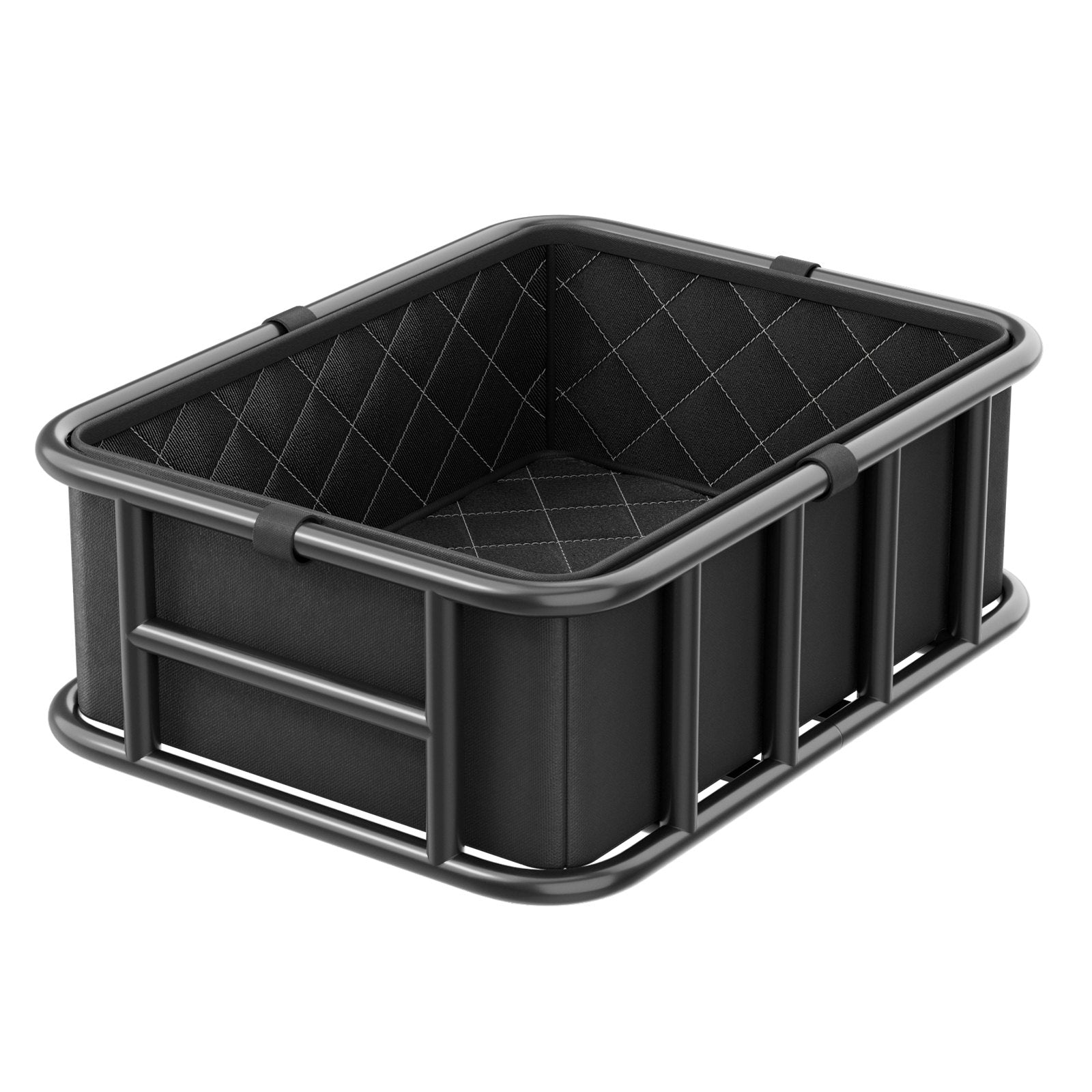 VEVOR Rear Bike Basket Large Bicycle Basket with Cargo Net Rainproof Cover Liner 