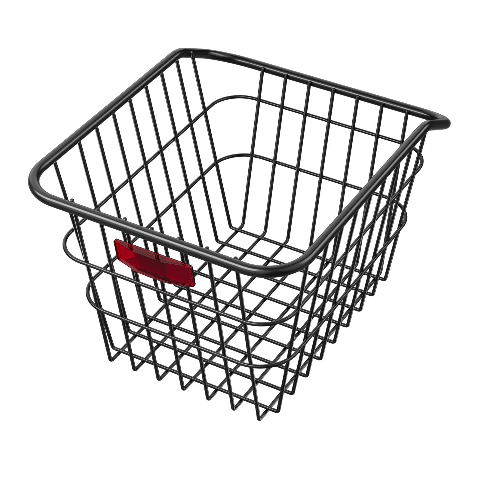VEVOR Rear Bike Basket Metal Wire Bicycle Basket Reflective Tail Light Cover 