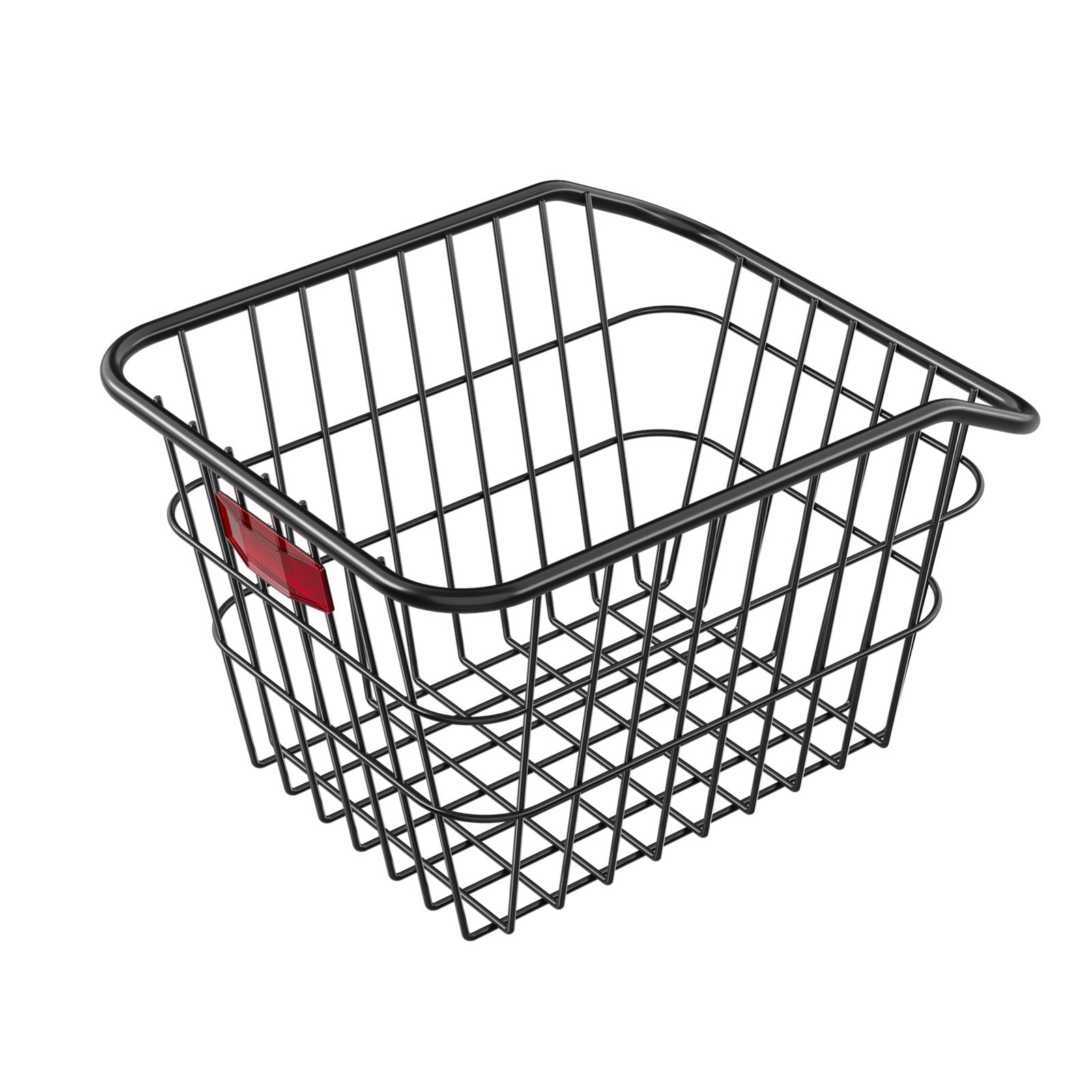VEVOR Rear Bike Basket Metal Wire Bicycle Basket Reflective Tail Light Cover 