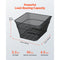 VEVOR Rear Bike Basket Wire Mesh Bicycle Basket with Cargo Net Waterproof Cover