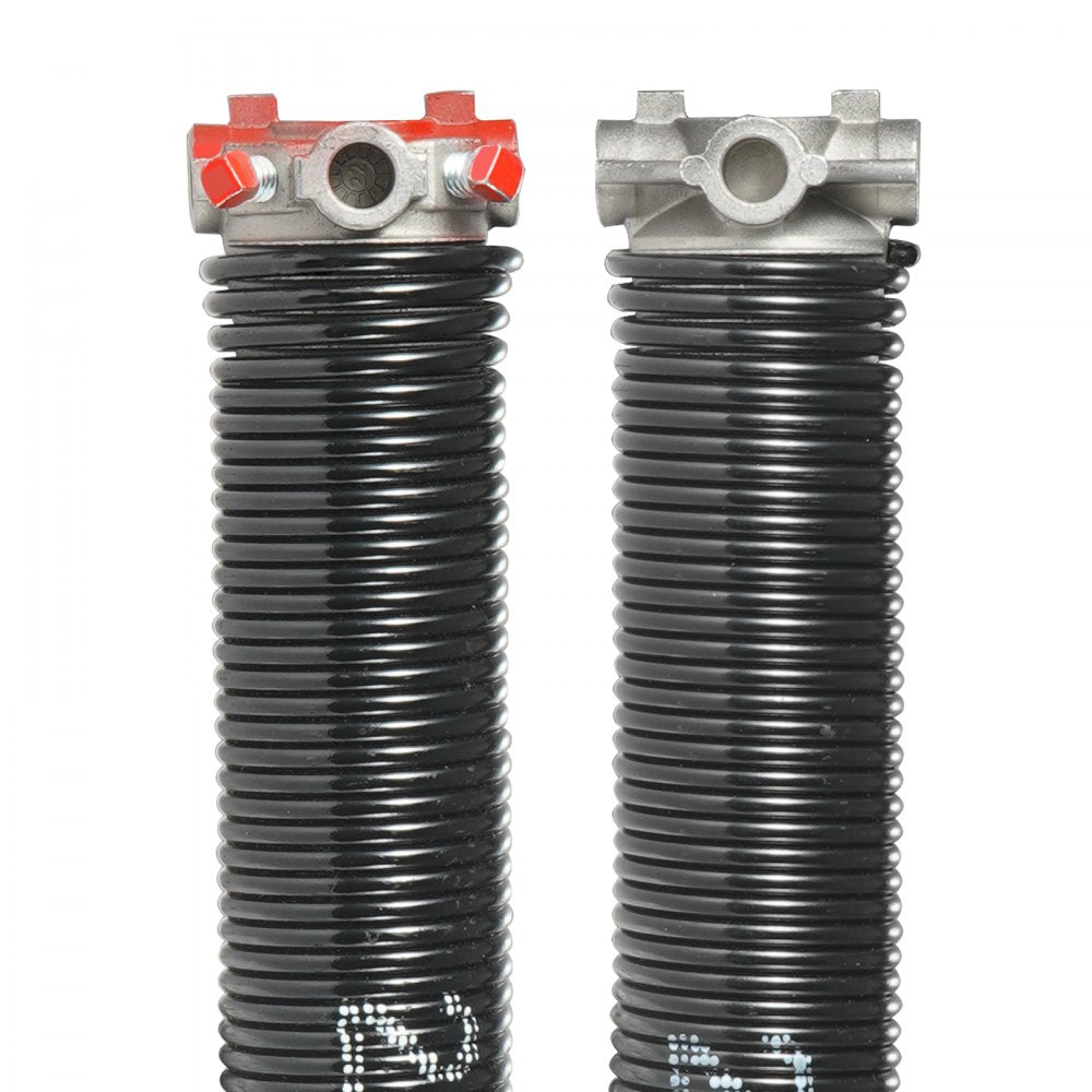 VEVOR Garage Door Torsion Springs, Pair of 0.207 x 2 x 22inch, 16000 Cycles, Garage Door Springs with Non-Slip Winding Bars, Gloves and Mounting Wrench, Electrophoresis Coated for Replacement 