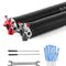 VEVOR Garage Door Torsion Springs Pair of 0.207 x 2 x 24 inch with Winding Bars