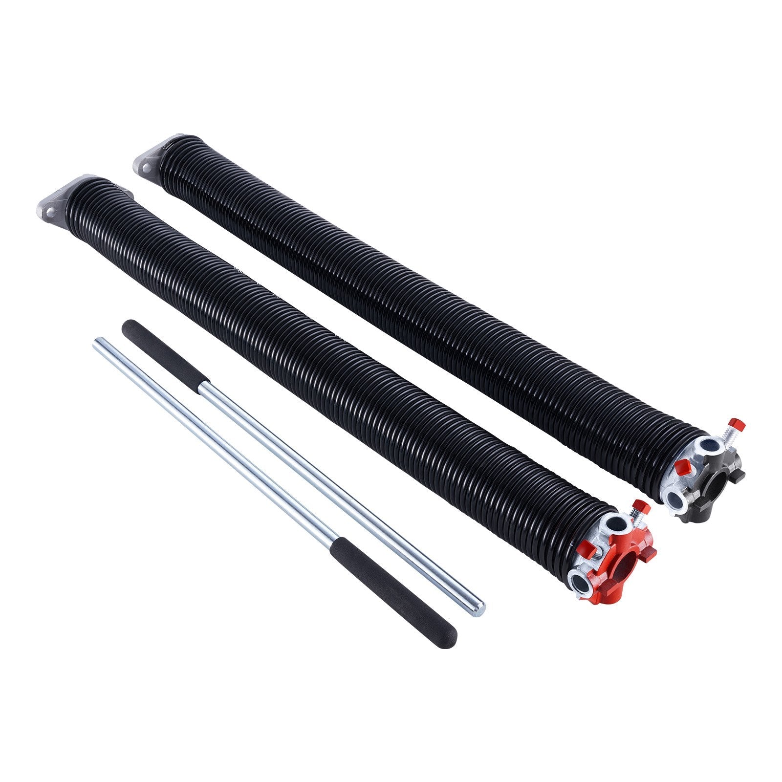 VEVOR Garage Door Torsion Springs Pair of 0.207 x 2 x 24 inch with Winding Bars 