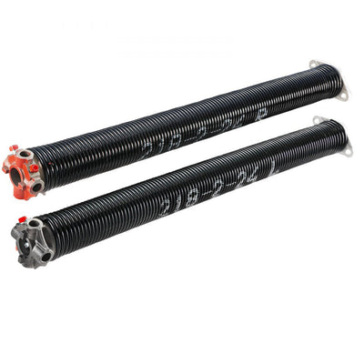 VEVOR Garage Door Torsion Springs, Pair of 0.218 x 2 x 24inch, 16000 Cycles, Garage Door Springs with Non-Slip Winding Bars, Gloves and Mounting Wrench, Electrophoresis Coated for Replacement 