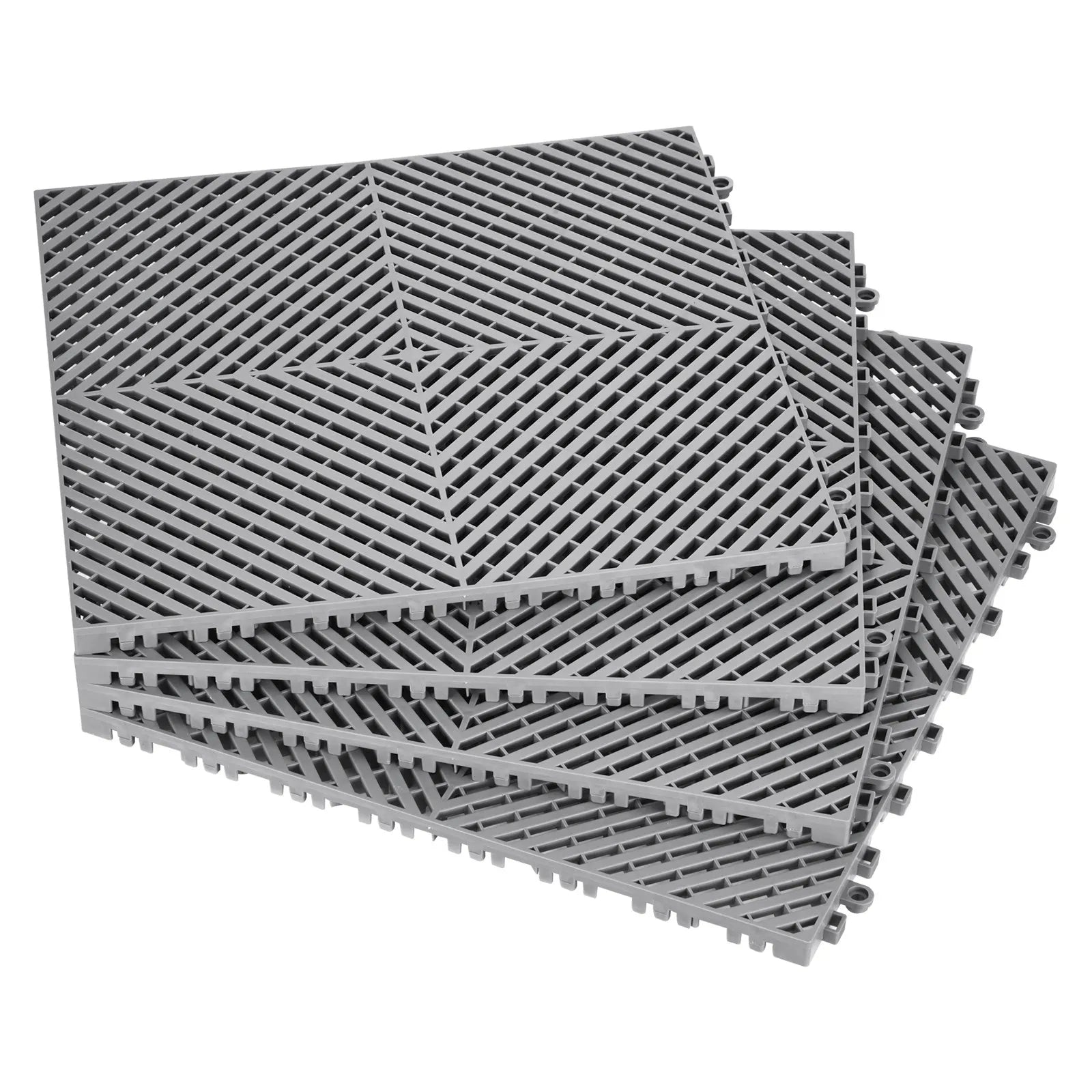 VEVOR Drainage Mat Modular Interlocking Mat 15.7” x 15.7” Drainage Floor Tile