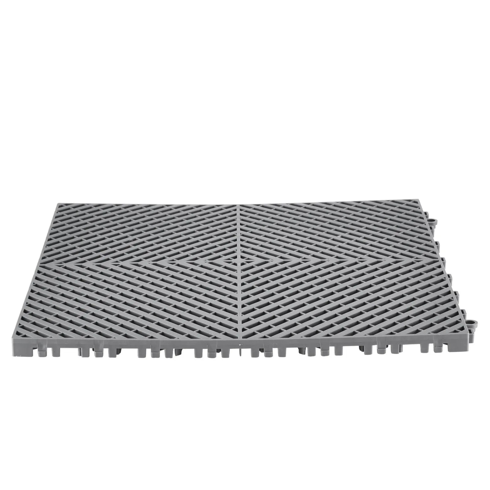VEVOR Drainage Mat Modular Interlocking Mat 15.7” x 15.7” Drainage Floor Tile