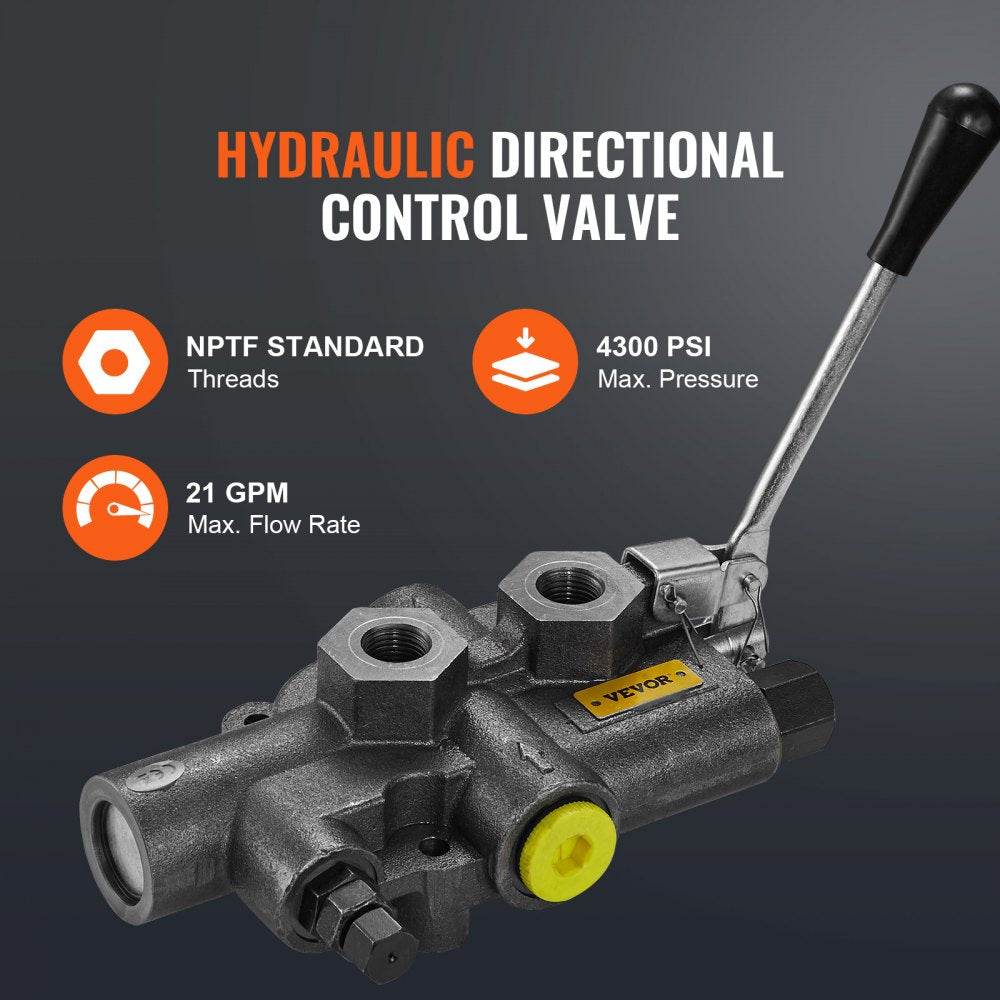 Hydraulic Log Splitter Kit,16 Gpm 2 Stage Pump &25 Gpm Auto Control Detent Valve 