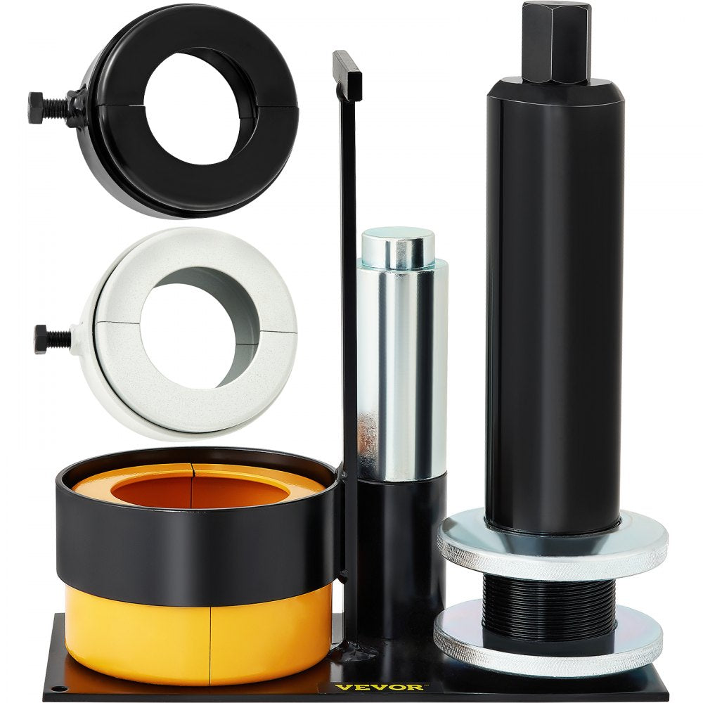 VEVOR Carrier & Pinion Bearing Puller, Compatible with Dana?30,40,50,60,70,?80,?Ford?10.25\"?Bearings, Pinion Puller Tool with 3 Clamshells, 45# Steel Clamshell Bearing Puller for Auto Repair 