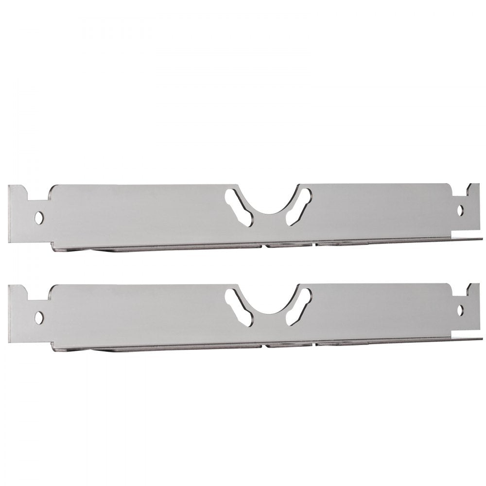 VEVOR Wheel Alignment Tool, 2-Pack Toe Alignment Toe Plates, Stainless Steel Wheel Alignment Tool Plate, Toe Angle Accurate Measurement, Includes 2 Measuring Tapes & Conversion Chart 